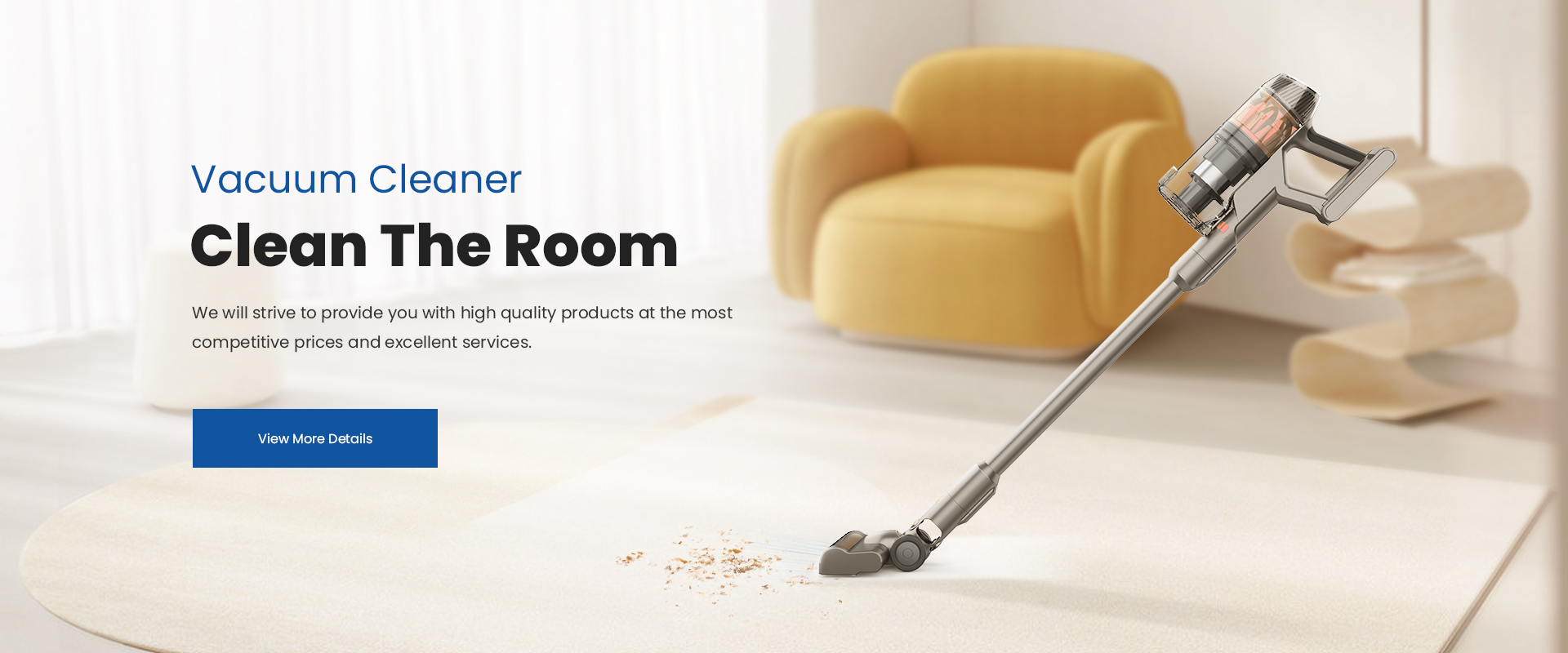 Cordless Vacuum Cleaning Room